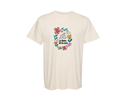 brand:Comfort Colors|color:Ivory|Floral Spanish Quote For Mothers Day Graphic T-Shirt