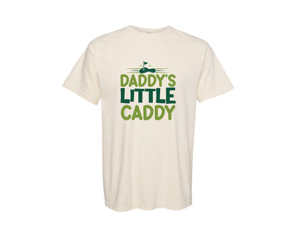 brand:Comfort Colors|color:Ivory|Daddys Little Caddy Cut File Sport Graphic T-Shirt