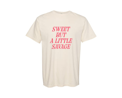 brand:Comfort Colors|color:Ivory|Sassy Girl Quotes Graphic T-Shirt