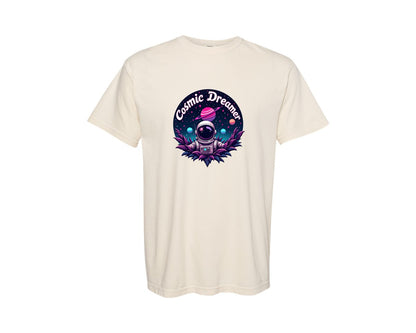 brand:Comfort Colors|color:Ivory|Cosmic Dreamer T Shirt Design Graphic T-Shirt