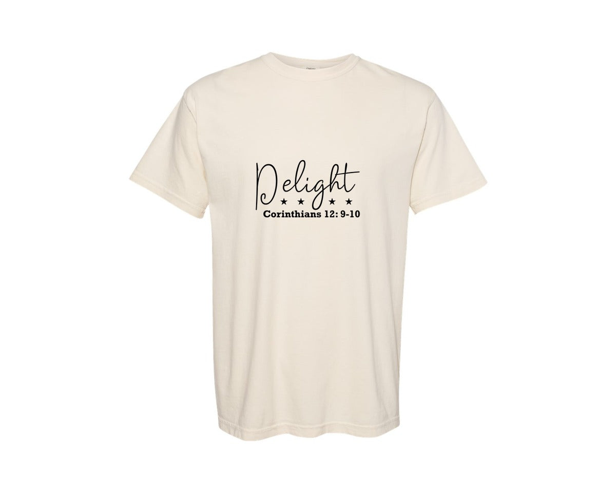 brand:Comfort Colors|color:Ivory|Bible Verse Quotes Design 3 Graphic T-Shirt