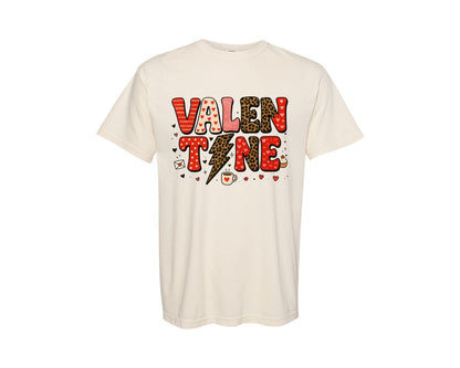 brand:Comfort Colors|color:Ivory|Valentine Valentines Day Graphic T-Shirt