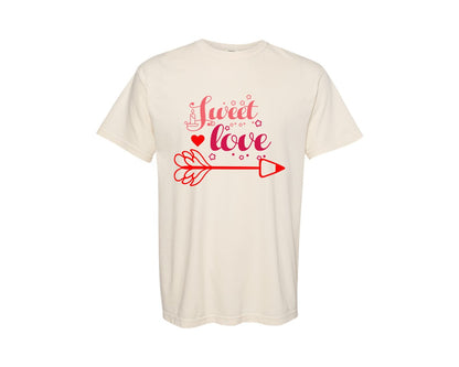 brand:Comfort Colors|color:Ivory|Valentines Day T Shirt 424 Graphic T-Shirt
