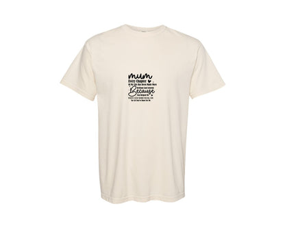 brand:Comfort Colors|color:Ivory|Mothers Day Design Mum Design 2 Graphic T-Shirt
