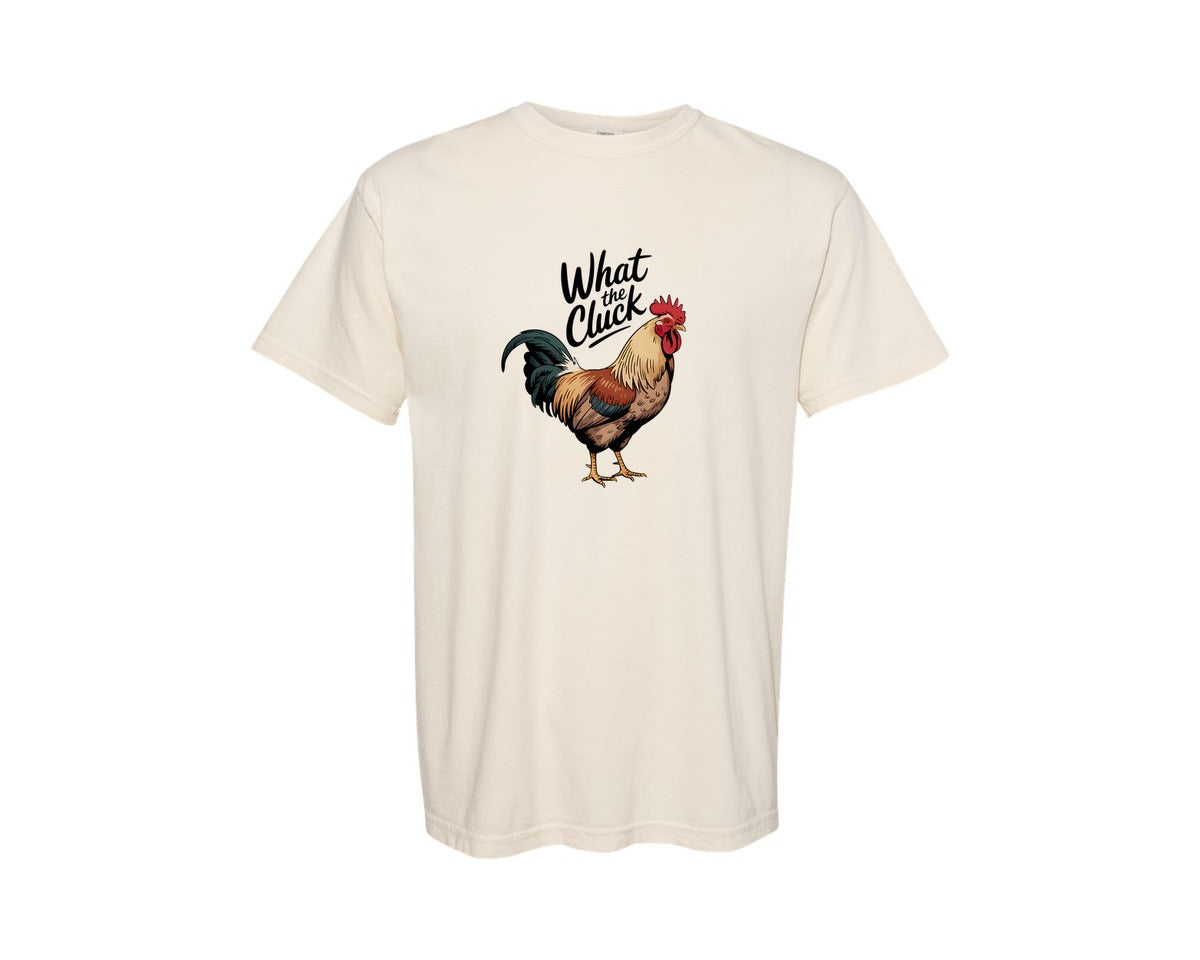 brand:Comfort Colors|color:Ivory|Funny Chicken Shirt Graphic T-Shirt