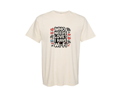 brand:Comfort Colors|color:Ivory|Anti Valentine Who Need Love Graphic T-Shirt