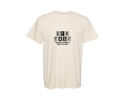 brand:Comfort Colors|color:Ivory|Funny Sarcastic Need A Vowel Adult Graphic T-Shirt