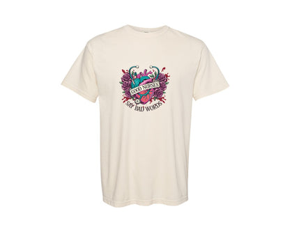 brand:Comfort Colors|color:Ivory|Good Nurses Say Bad Words Funny Nurse 2 Graphic T-Shirt