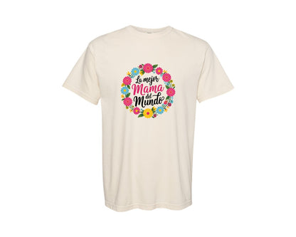 brand:Comfort Colors|color:Ivory|Spanish Mothers Day 6 Graphic T-Shirt