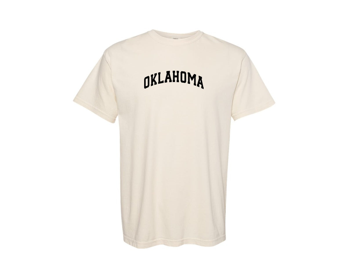 brand:Comfort Colors|color:Ivory|Oklahoma Usa City State Shirt Graphic T-Shirt