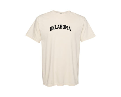 brand:Comfort Colors|color:Ivory|Oklahoma Usa City State Shirt Graphic T-Shirt