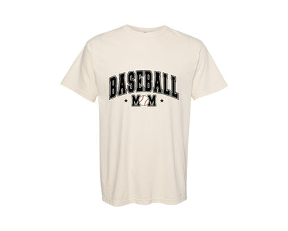 brand:Comfort Colors|color:Ivory|Baseball Mom Baseball Mama Sport Graphic T-Shirt