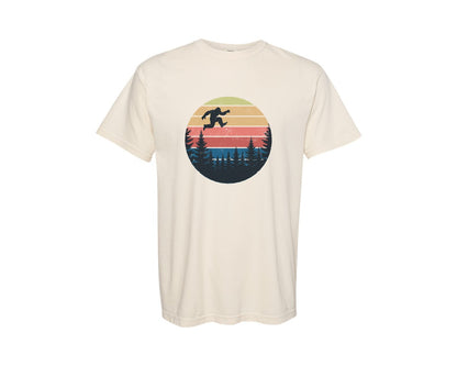 brand:Comfort Colors|color:Ivory|Retro Bigfoot E T Style Shirt Graphic T-Shirt