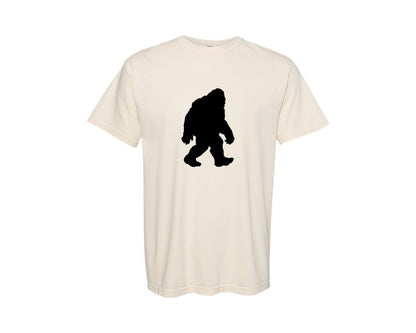 brand:Comfort Colors|color:Ivory|Bigfoot Sasquatch Figure Design Graphic T-Shirt