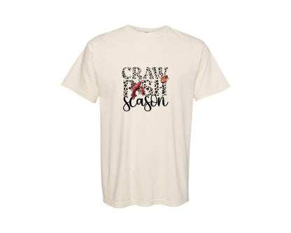 brand:Comfort Colors|color:Ivory|Crawfish Season Seafood T Shirt Graphic T-Shirt