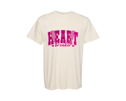 brand:Comfort Colors|color:Ivory|Heart Breaker Valentines Day 3 Graphic T-Shirt
