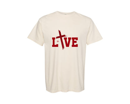 brand:Comfort Colors|color:Ivory|Christian Valentine T Shirt Design 4 Graphic T-Shirt