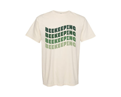 brand:Comfort Colors|color:Ivory|Retro Beekeeping T Shirt Design Graphic T-Shirt
