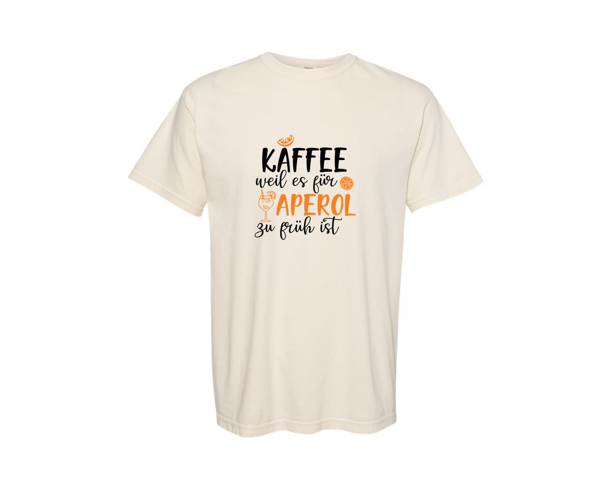 brand:Comfort Colors|color:Ivory|German Plotter File Aperol Graphic T-Shirt