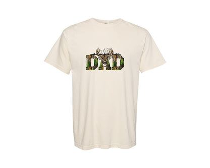 brand:Comfort Colors|color:Ivory|Hunter Dad Deer Hunting Dad Graphic T-Shirt