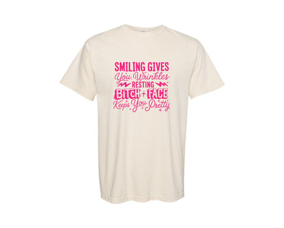 brand:Comfort Colors|color:Ivory|Funny Womens Sarcasm Sarcastic Graphic T-Shirt