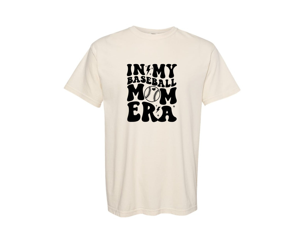 brand:Comfort Colors|color:Ivory|Retro Sports Mom In My Mom Era Graphic T-Shirt