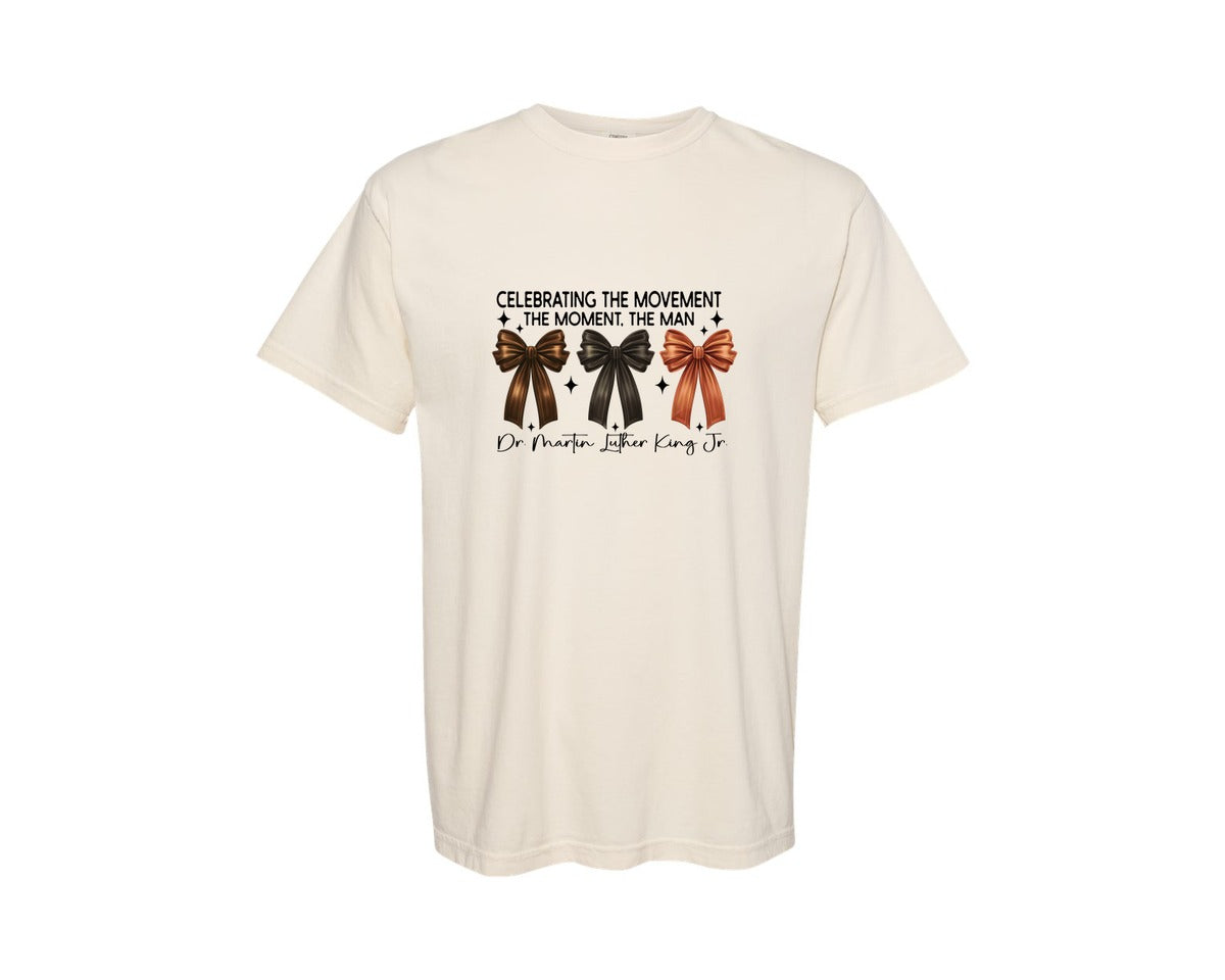 brand:Comfort Colors|color:Ivory|Mlk Day Black History Coquette Graphic T-Shirt