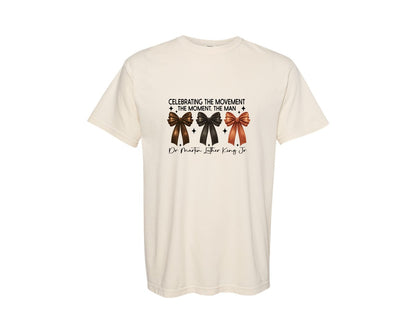 brand:Comfort Colors|color:Ivory|Mlk Day Black History Coquette Graphic T-Shirt