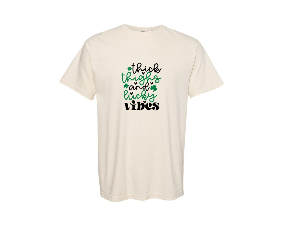 brand:Comfort Colors|color:Ivory|Boho St Patricks Day Graphic T-Shirt