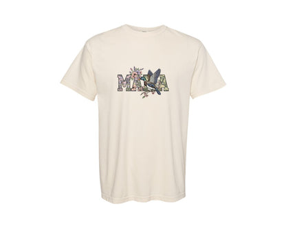 brand:Comfort Colors|color:Ivory|Rustic Camo Mama Duck Vintage Graphic T-Shirt