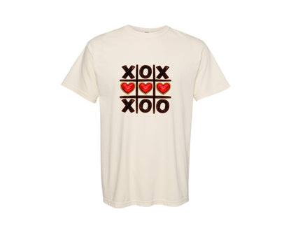 brand:Comfort Colors|color:Ivory|Valentines Day Love Game Design Graphic T-Shirt