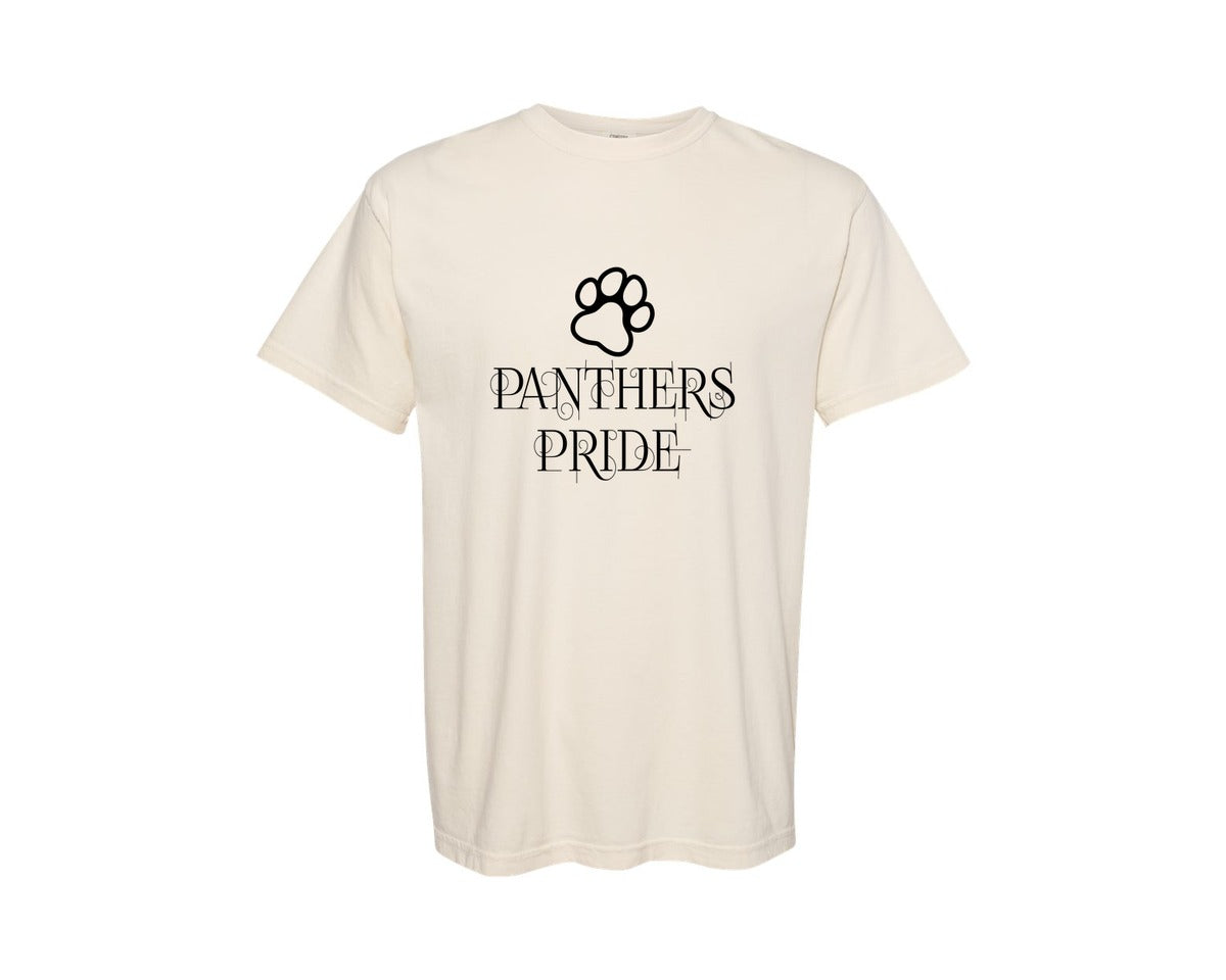 brand:Comfort Colors|color:Ivory|Panthers Pride Vector Design For T Shirt Graphic T-Shirt