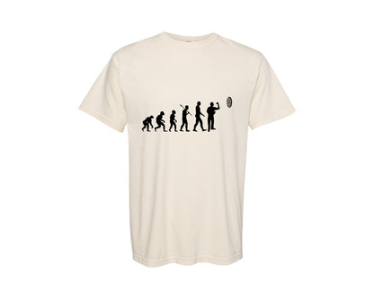 brand:Comfort Colors|color:Ivory|Darts Player Evolution Graphic T-Shirt