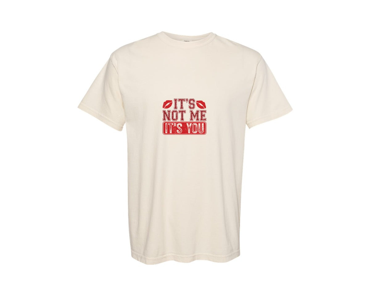 brand:Comfort Colors|color:Ivory|Its Not Me Its You Anti Valentine 2 Graphic T-Shirt