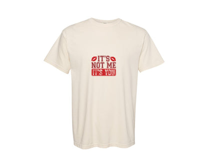 brand:Comfort Colors|color:Ivory|Its Not Me Its You Anti Valentine 2 Graphic T-Shirt