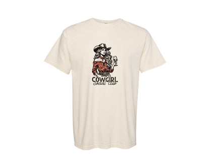 brand:Comfort Colors|color:Ivory|Cowgirl Social Club Cowgirl 2 Graphic T-Shirt