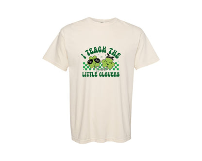 brand:Comfort Colors|color:Ivory|Teacher St Patricks Day 2 Graphic T-Shirt