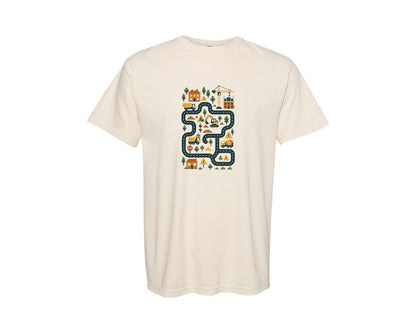 brand:Comfort Colors|color:Ivory|Tired Dads Club Construction Dad Graphic T-Shirt