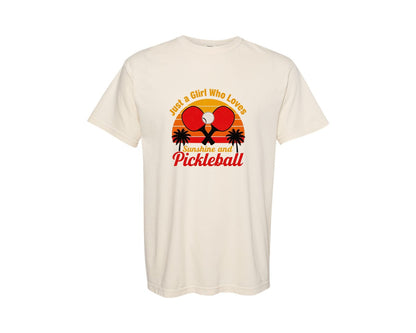 brand:Comfort Colors|color:Ivory|Pickleball Lover T Shirt Design 5 Graphic T-Shirt