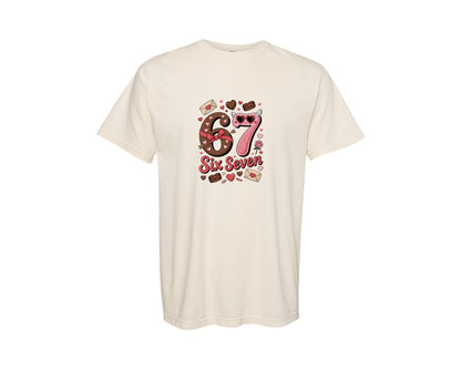brand:Comfort Colors|color:Ivory|67 Valentines Day Graphic T-Shirt