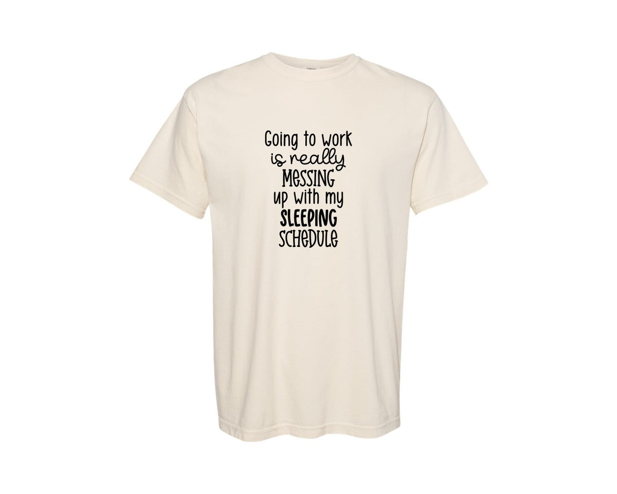 brand:Comfort Colors|color:Ivory|Funny Naps Designs Graphic T-Shirt