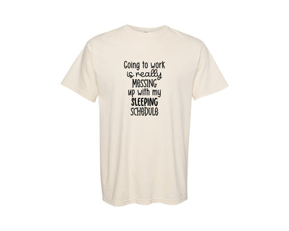 brand:Comfort Colors|color:Ivory|Funny Naps Designs Graphic T-Shirt
