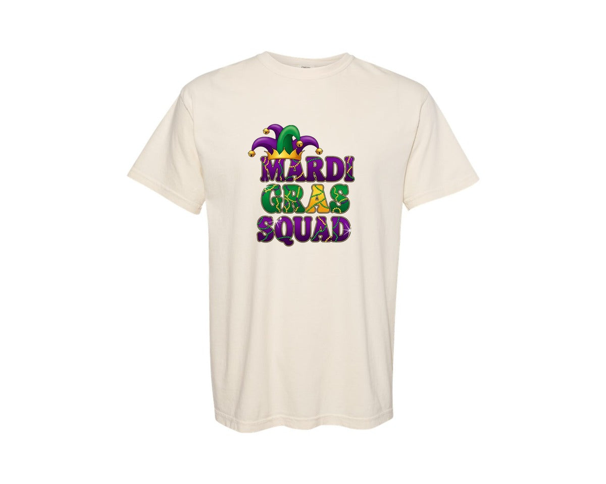 brand:Comfort Colors|color:Ivory|Mardi Gras 70 Graphic T-Shirt