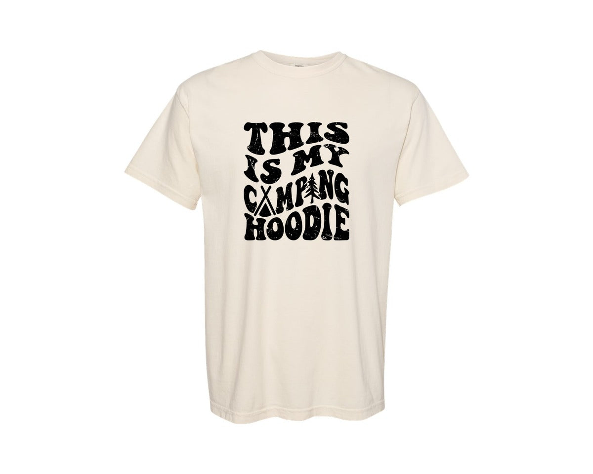 brand:Comfort Colors|color:Ivory|Camping Camp Campfire Graphic T-Shirt