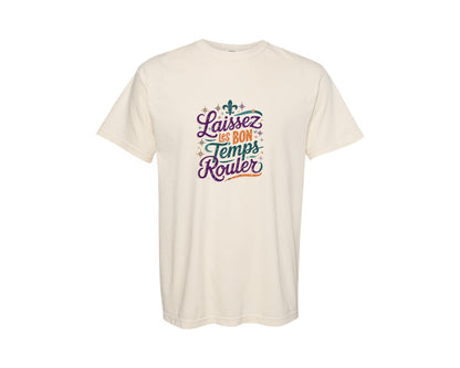 brand:Comfort Colors|color:Ivory|Laissez Les Bons Temps Rouler 3 Graphic T-Shirt
