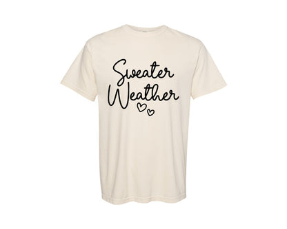 brand:Comfort Colors|color:Ivory|Sweater Weather Cozy Season 2 Graphic T-Shirt