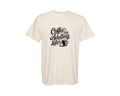 brand:Comfort Colors|color:Ivory|Coffee Bar Graphic T-Shirt