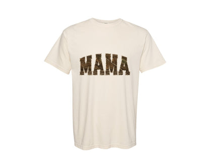 brand:Comfort Colors|color:Ivory|Mama Camo Graphic T-Shirt