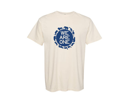 brand:Comfort Colors|color:Ivory|We Are One Save The Earth T Shirt Design Graphic T-Shirt