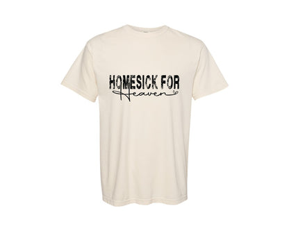 brand:Comfort Colors|color:Ivory|Christian For Shirts Homesick Graphic T-Shirt